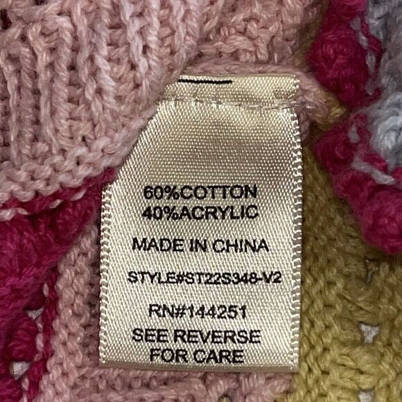 Sincerely Jules Crocheted Crop Top Women’s Size XS Mermaidcore Festival - Picture 4 of 8